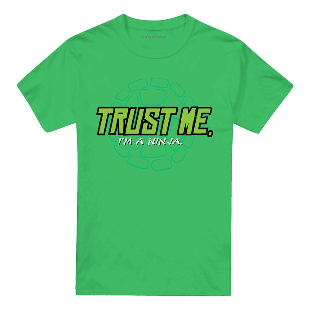 Kelly Green - Front - Teenage Mutant Ninja Turtles Unisex Adult Trust Me I´m A Ninja T-Shirt