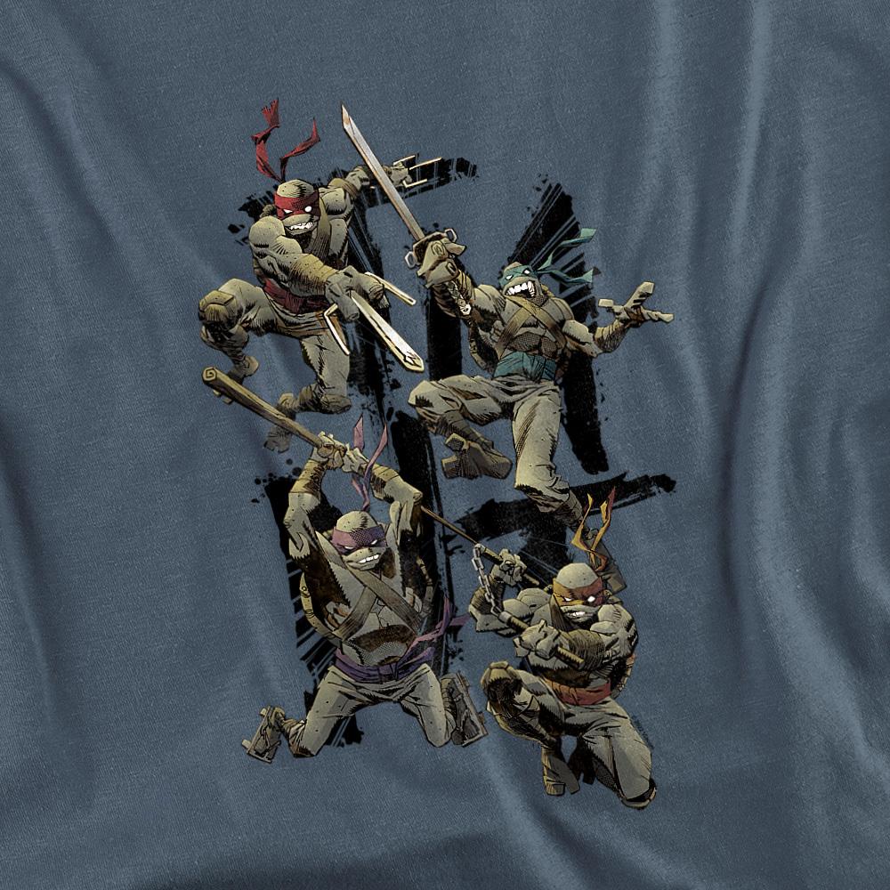 Slate - Side - Teenage Mutant Ninja Turtles Unisex Adult Shinobi T-Shirt