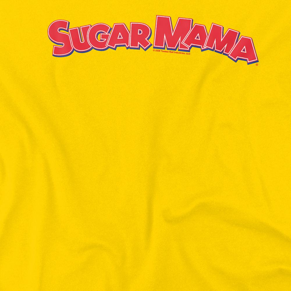 Yellow - Side - Tootsie Roll Unisex Adult Sugar Mama T-Shirt