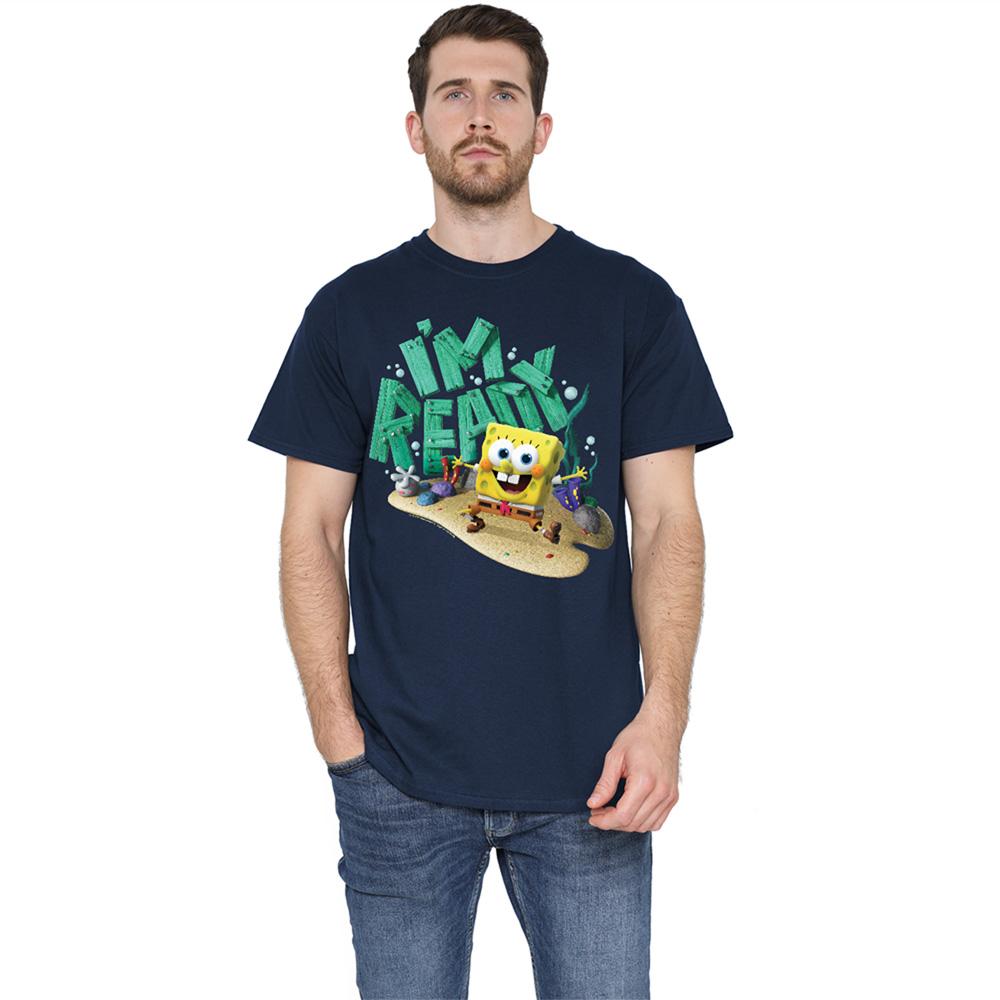 Navy - Back - Kamp Koral: SpongeBob´s Under Years Unisex Adult I´m Ready T-Shirt