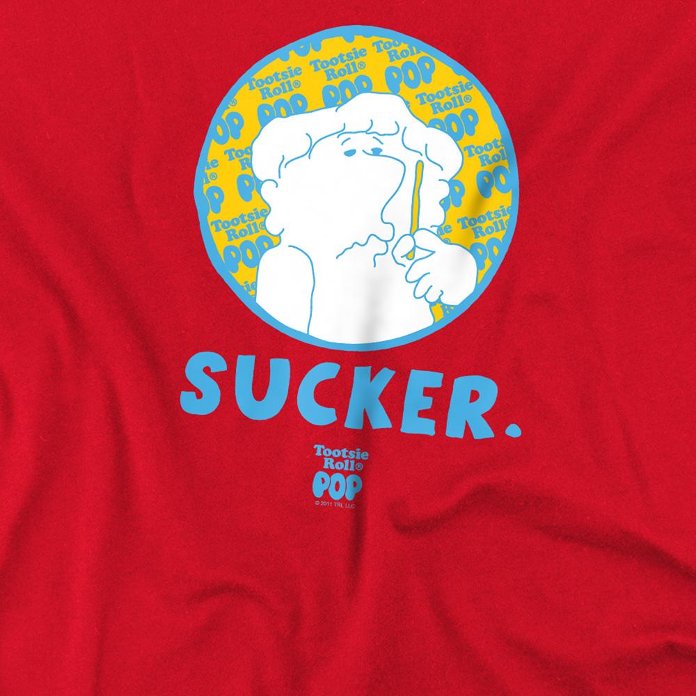 Red - Side - Tootsie Roll Unisex Adult T-Shirt