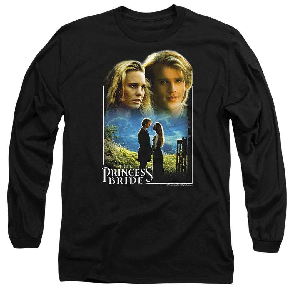 Black - Front - The Princess Bride Unisex Adult Buttercup & Westley Long-Sleeved T-Shirt