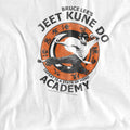 White - Back - Bruce Lee Mens Academy T-Shirt