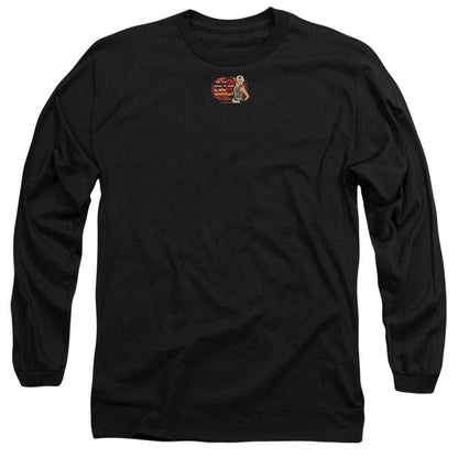 Black - Front - Stargate SG-1 Unisex Adult Arm Wrestle Long-Sleeved T-Shirt