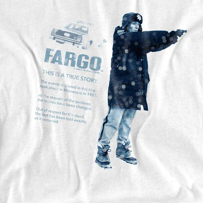 White - Side - Fargo Unisex Adult This Is A True Story Long-Sleeved T-Shirt