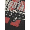 Black - Side - Ford Mens Mustang Shelby Vintage Wash T-Shirt