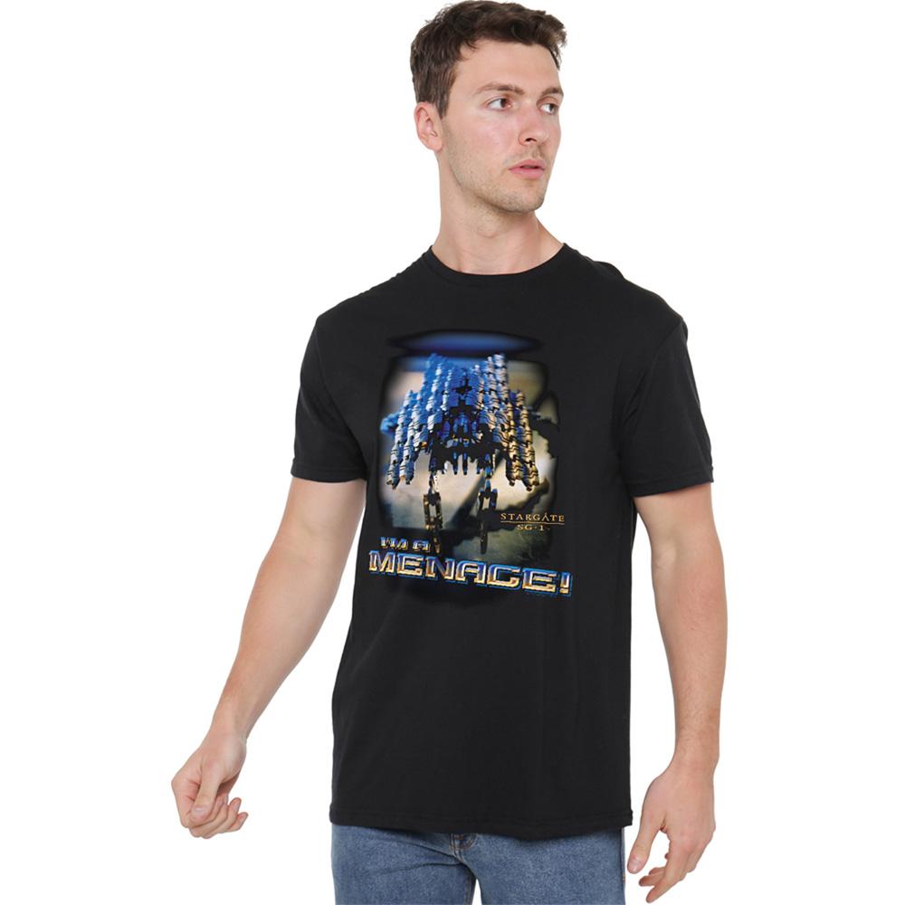 Black - Lifestyle - Stargate SG-1 Unisex Adult I´m A Menace T-Shirt