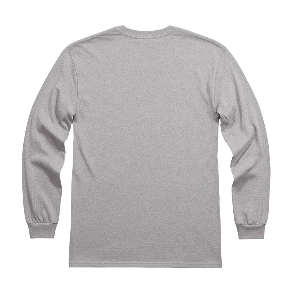 Athletic Heather - Back - Sesame Street Unisex Adult Can I Kick It? Heather Long-Sleeved T-Shirt