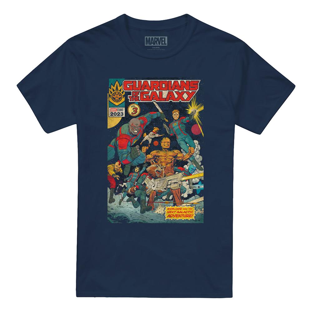 Navy - Front - Guardians Of The Galaxy Volume 3 Unisex Adult T-Shirt