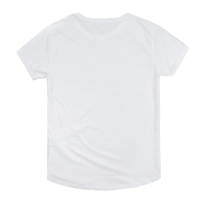 Vintage White - Back - Aerosmith Womens-Ladies 77 Tour Fashion T-Shirt