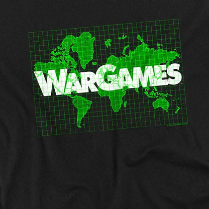 Black - Side - WarGames Unisex Adult Game Board Long-Sleeved T-Shirt
