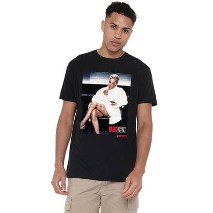 Black - Side - Basic Instinct Mens Smoking T-Shirt