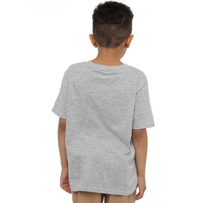Heather Grey - Pack Shot - Iron Man Childrens-Kids Dad Hero Comic T-Shirt