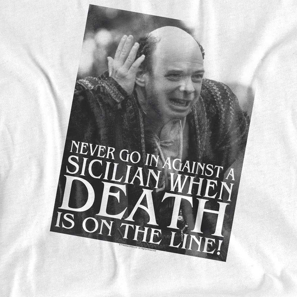 White-Black - Side - The Princess Bride Unisex Adult Sicilian Ringer T-Shirt