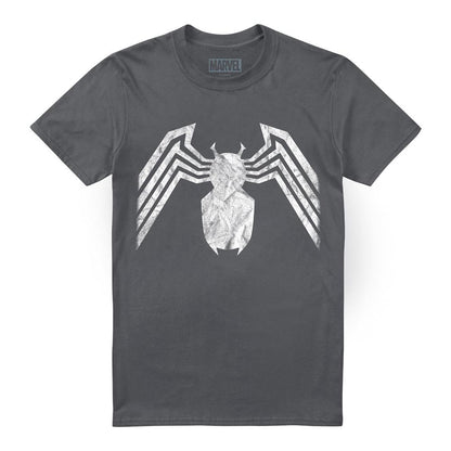 Charcoal - Front - Venom Unisex Adult Emblem T-Shirt