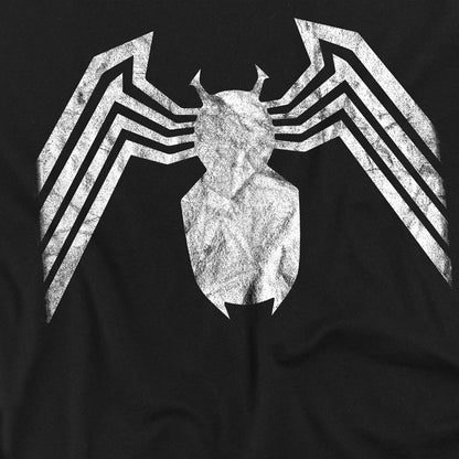Black - Side - Venom Unisex Adult Emblem T-Shirt