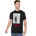 Black - Side - Evil Dead 2 Mens Chainsaw T-Shirt