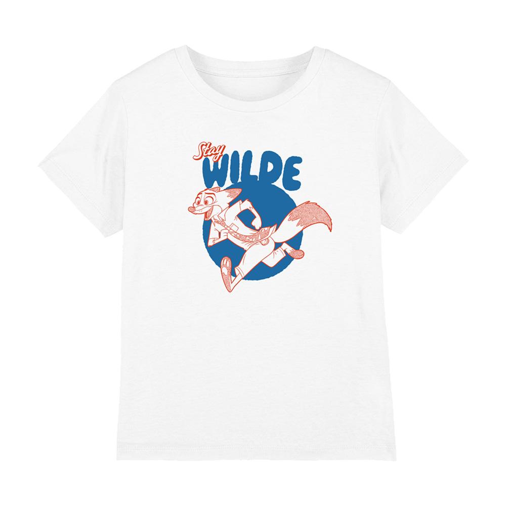White - Front - Zootopia 2 Childrens-Kids Stay Wild Nick Wilde T-Shirt