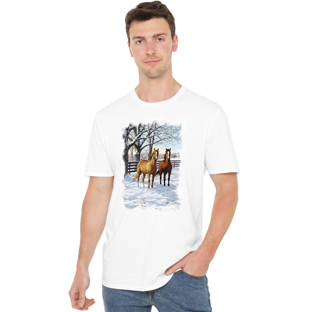 White - Back - Wildlife Unisex Adult Coffee And Chocolate T-Shirt