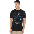 Black - Side - Terminator 2 Mens Motorbike T-Shirt