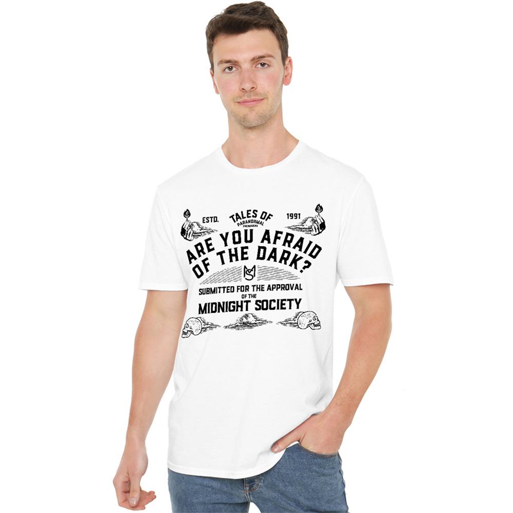 White - Back - Are You Afraid of the Dark? Unisex Adult Tales Of Paranormal T-Shirt