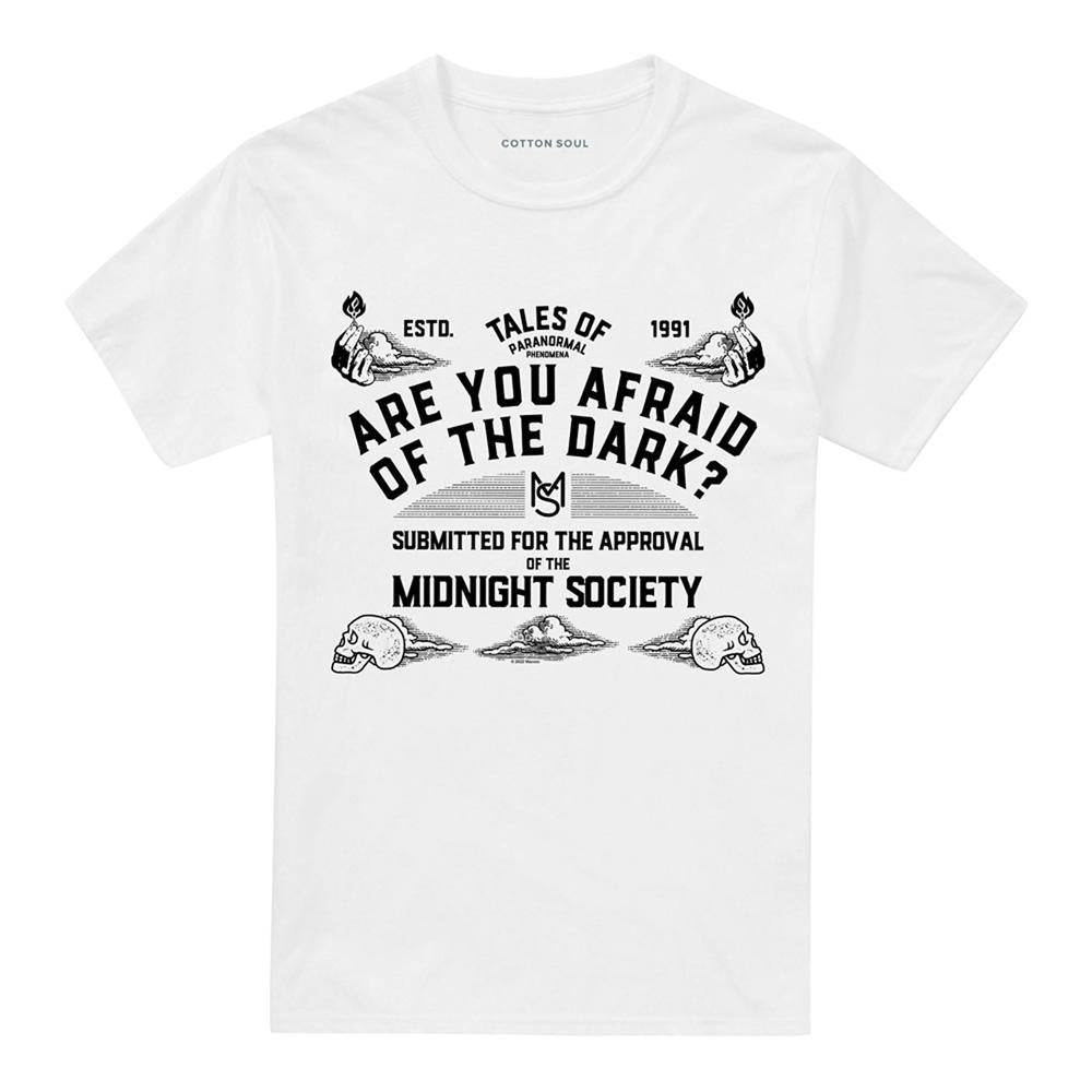 White - Front - Are You Afraid of the Dark? Unisex Adult Tales Of Paranormal T-Shirt