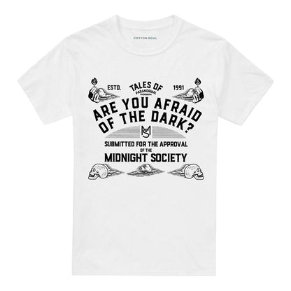 White - Front - Are You Afraid of the Dark? Unisex Adult Tales Of Paranormal T-Shirt