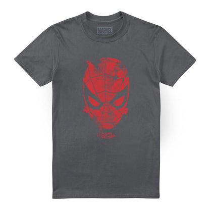 Charcoal - Front - Marvel Unisex Adult Webhead T-Shirt