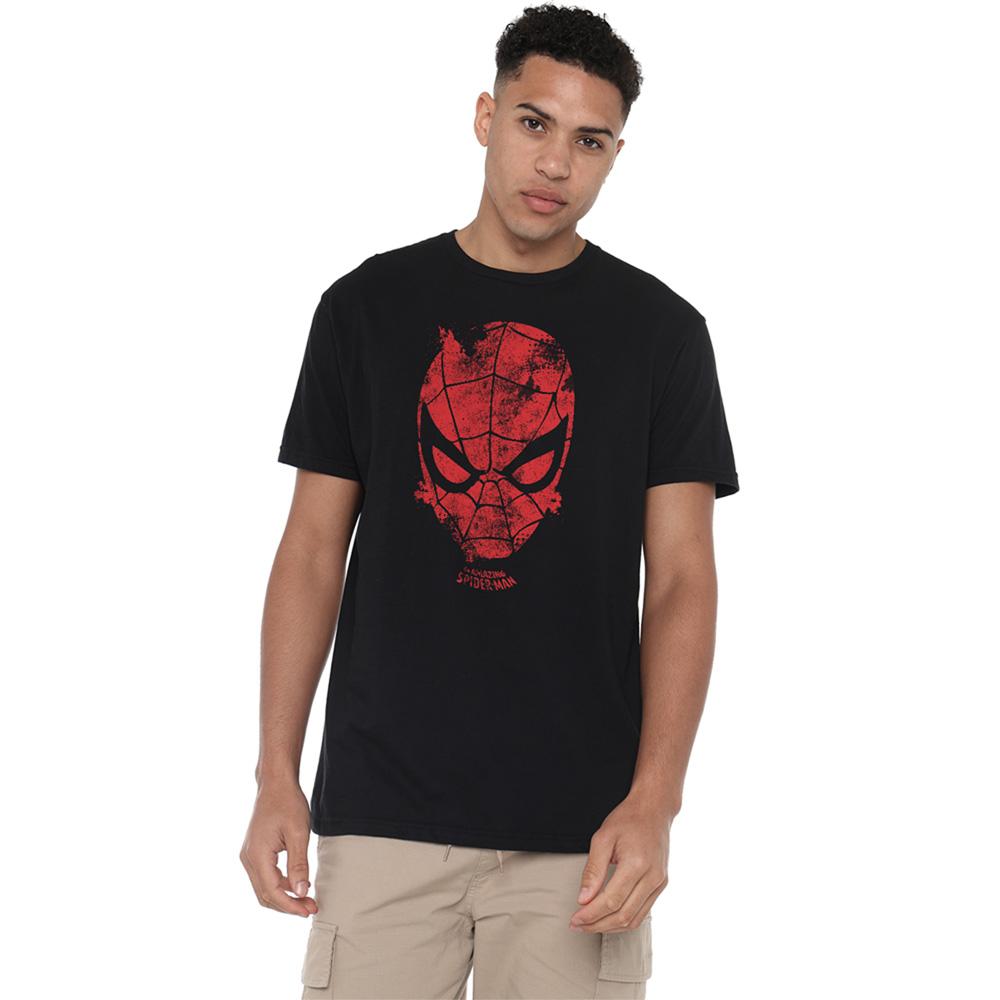 Black - Back - Marvel Unisex Adult Webhead T-Shirt