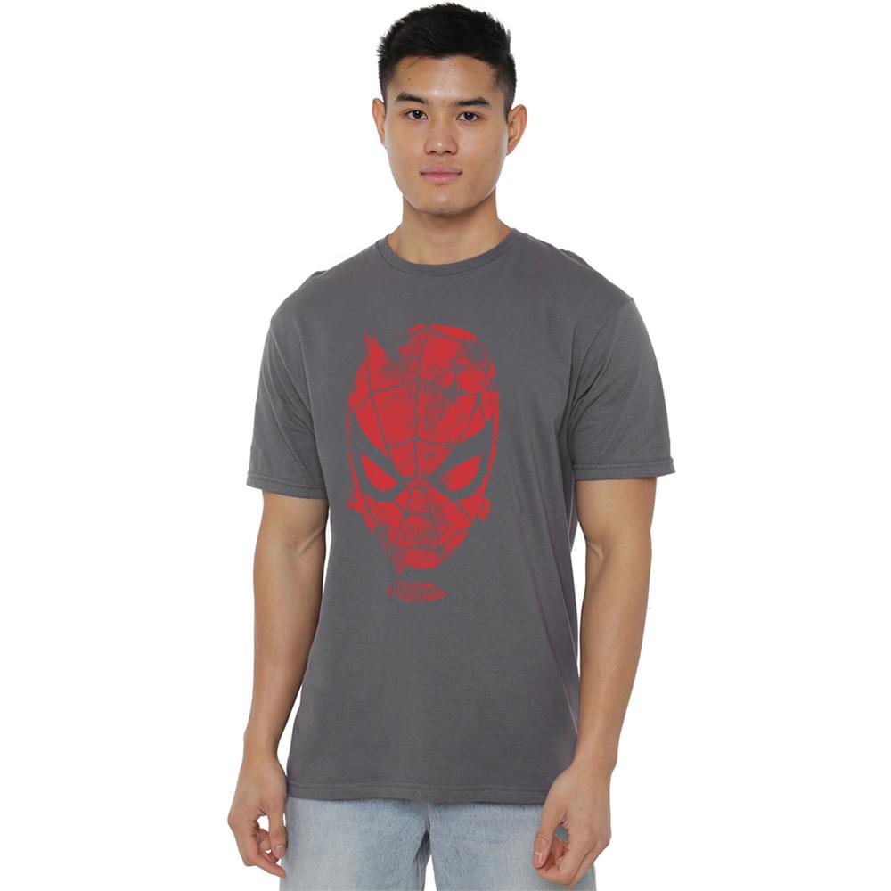 Charcoal - Back - Marvel Unisex Adult Webhead T-Shirt