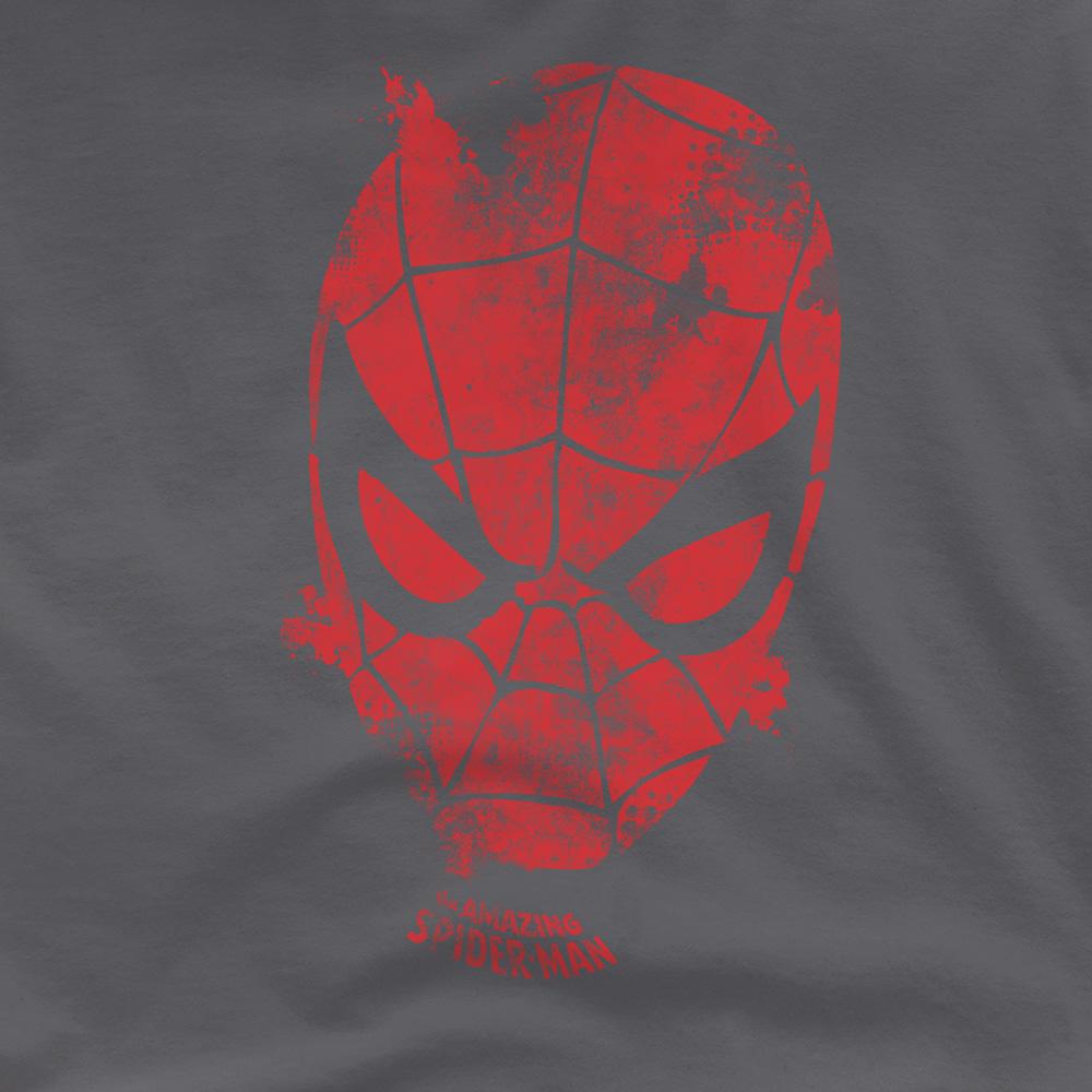 Charcoal - Side - Marvel Unisex Adult Webhead T-Shirt