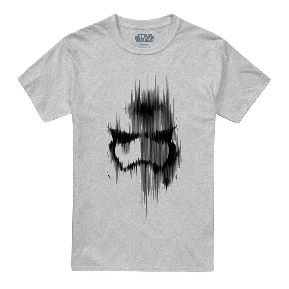 Athletic Heather - Front - Star Wars Unisex Adult Trooper Mask T-Shirt
