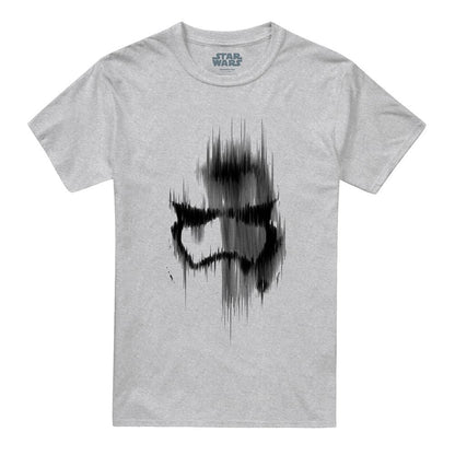 Athletic Heather - Front - Star Wars Unisex Adult Trooper Mask T-Shirt