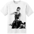 White - Front - Terminator 2 Mens Sarah Connor T-Shirt