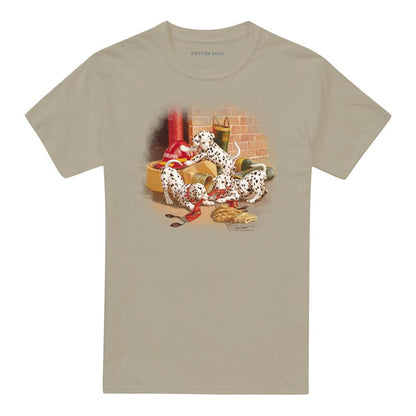 Sand - Front - Wildlife Unisex Adult Wheres The Fire? T-Shirt