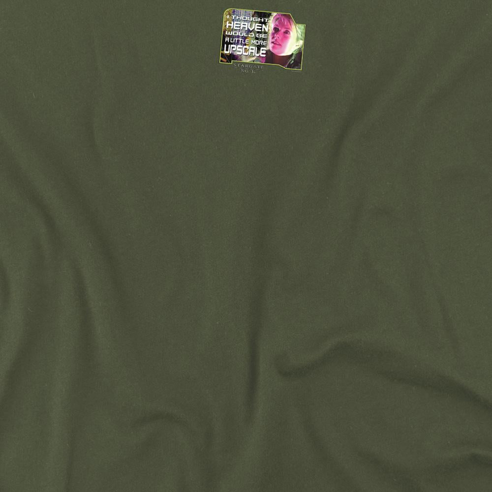 Military Green - Side - Stargate SG-1 Unisex Adult Upscale T-Shirt