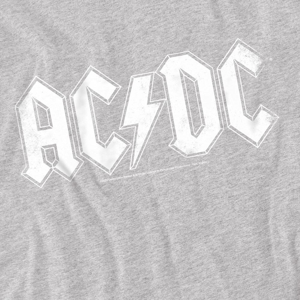 Athletic Heather - Side - AC-DC Unisex Adult Logo T-Shirt