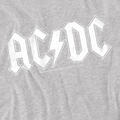 Athletic Heather - Side - AC-DC Unisex Adult Logo T-Shirt