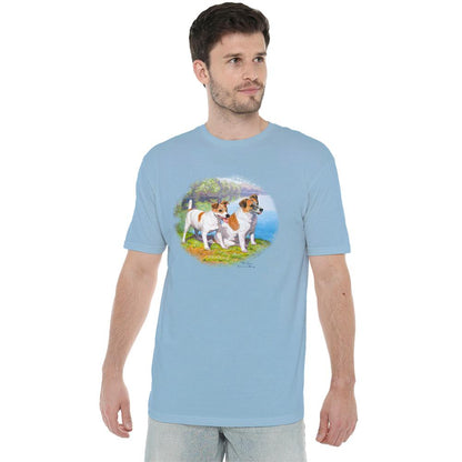Light Blue - Back - Wildlife Unisex Adult Jack By Water T-Shirt