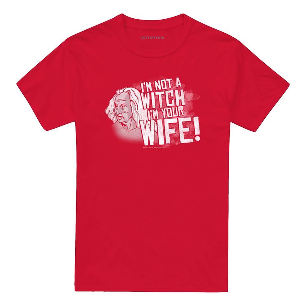 Red - Front - The Princess Bride Unisex Adult Not A Witch T-Shirt