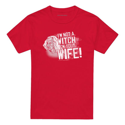 Red - Front - The Princess Bride Unisex Adult Not A Witch T-Shirt