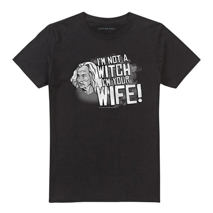 Black - Front - The Princess Bride Unisex Adult Not A Witch T-Shirt