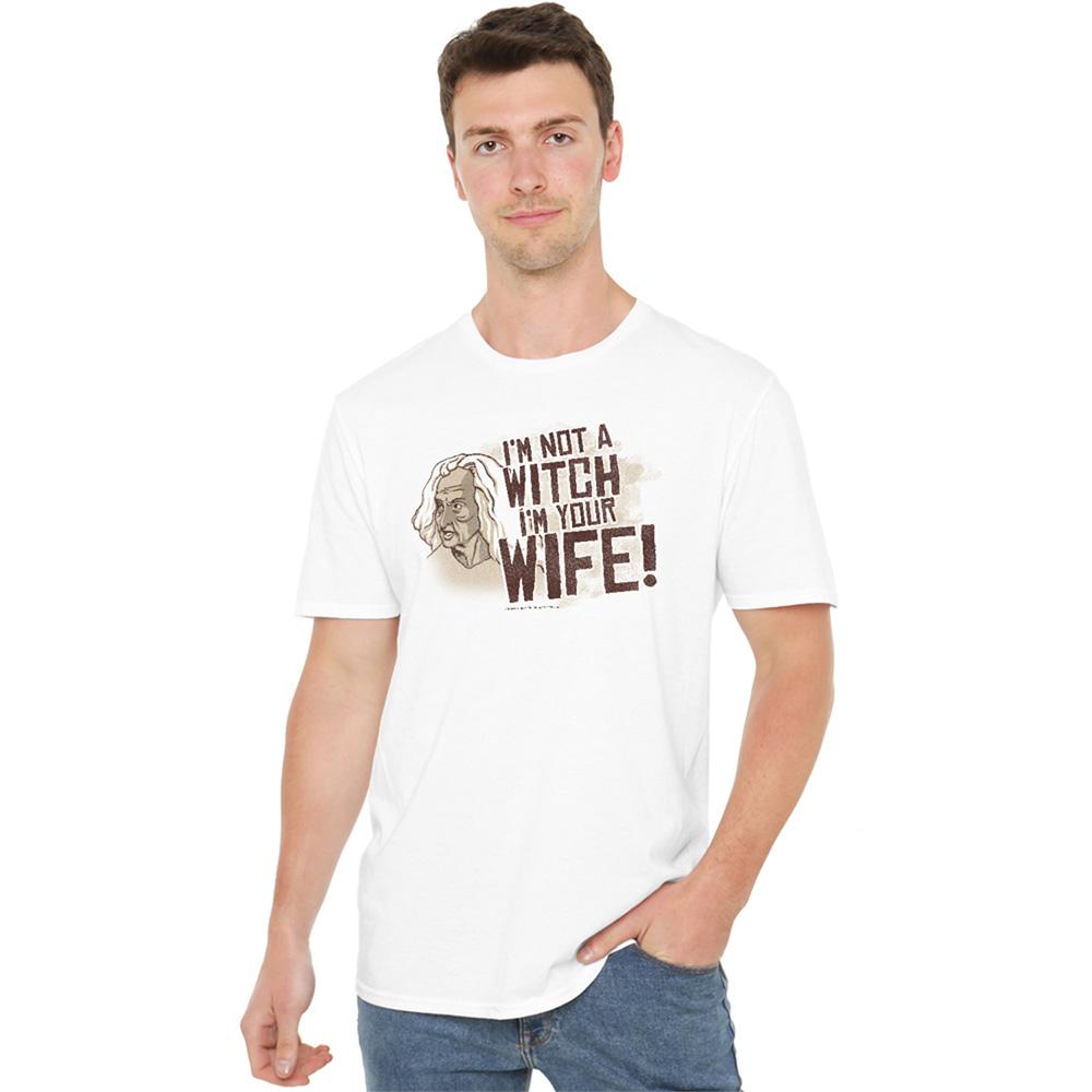 White - Back - The Princess Bride Unisex Adult Not A Witch T-Shirt
