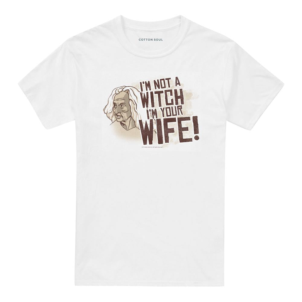 White - Front - The Princess Bride Unisex Adult Not A Witch T-Shirt