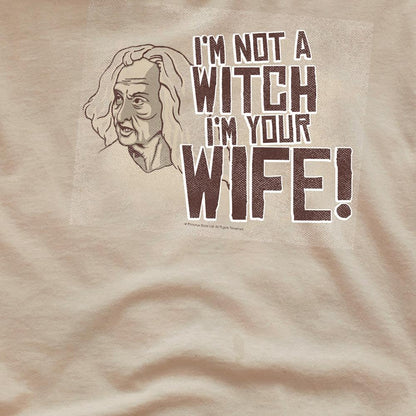 Sand - Side - The Princess Bride Unisex Adult Not A Witch T-Shirt