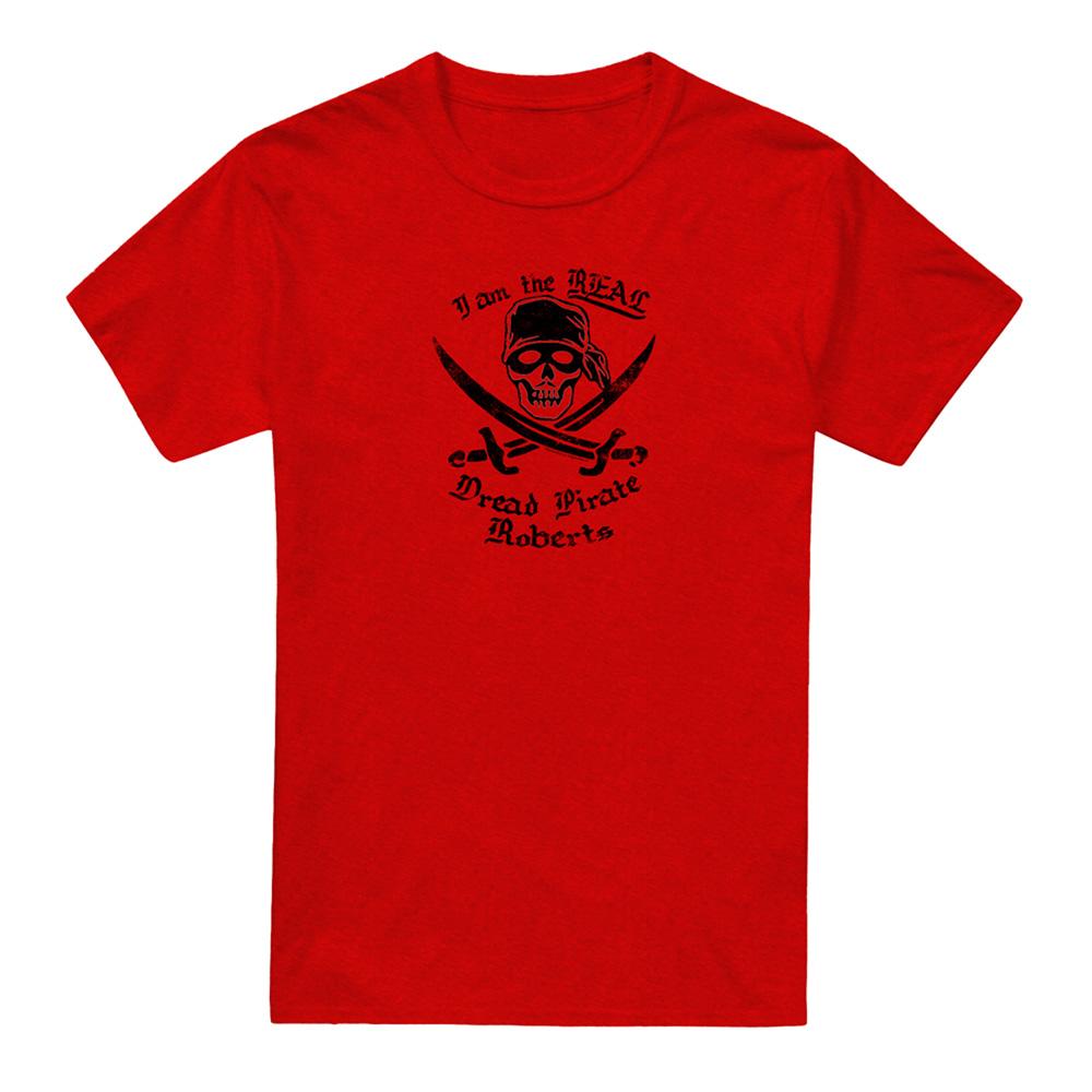 Charcoal - Front - The Princess Bride Unisex Adult The Real Dread Pirate Roberts Printed Heather T-Shirt