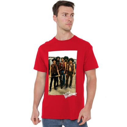 Red - Back - The Warriors Unisex Adult Old Film T-Shirt