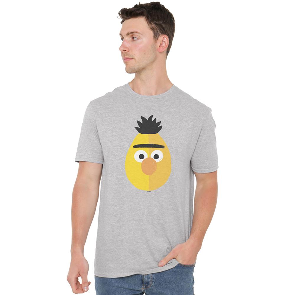 Athletic Heather - Back - Sesame Street Unisex Adult Bert T-Shirt