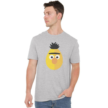 Athletic Heather - Back - Sesame Street Unisex Adult Bert T-Shirt