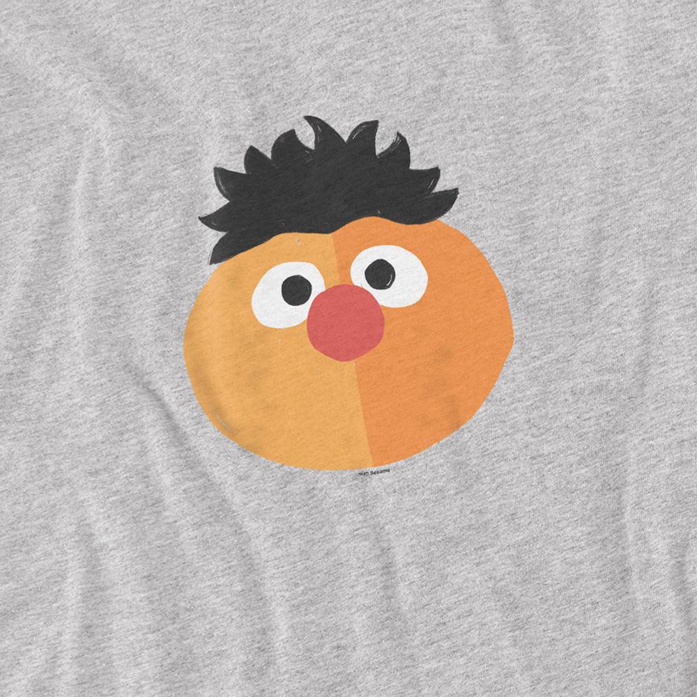 Athletic Heather - Side - Sesame Street Unisex Adult Ernie Expressions T-Shirt
